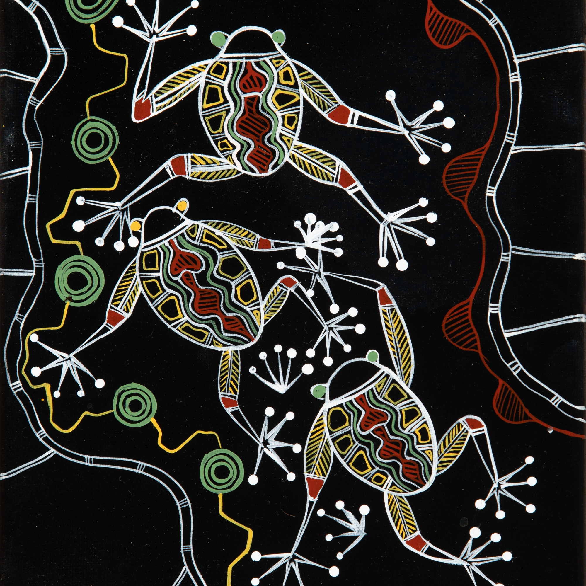 This work is included in Taragara's exhibition: 'Online OnCountry Gallery – an exhibition of Aboriginal Contemporary Artists'